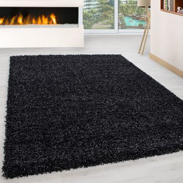 Life Shaggy tapis poils longs rectangle 300x400cm anthracite