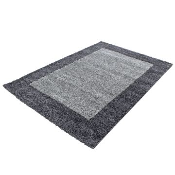 Life Shaggy Ombre tapis poils longs rectangle 300x400cm gris