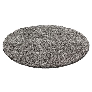 Dream Shaggy tapis poils longs rond Ø 80cm taupe