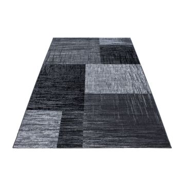 Plus Blend tapis poils ras rectangle 160x230cm noir