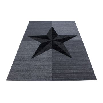 Plus Étoile tapis poils ras rectangle 160x230cm gris