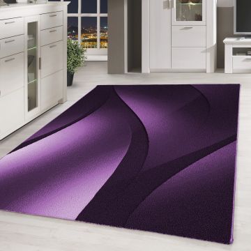 Plus Shadow tapis poils ras rectangle 80x150cm lilas