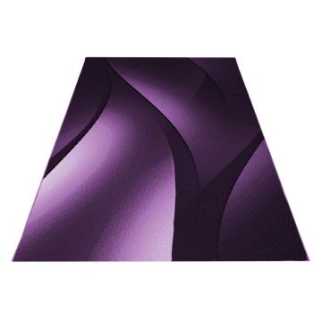 Plus Shadow tapis poils ras rectangle 120x170cm lilas