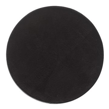 Catwalk antidérapant tapis poils ras rond Ø 160cm noir