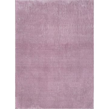 Catwalk antidérapant tapis poils ras rectangle 240x340cm lilas