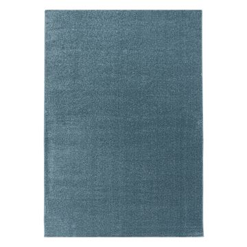 Rio One tapis poils longs rectangle 160x230cm bleu