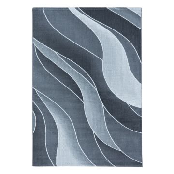 Costa Golf tapis poils ras rectangle 140x200cm gris