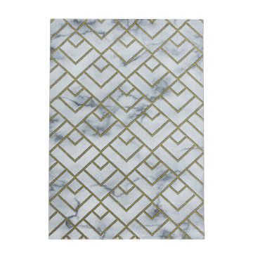 Naxos Parallel W tapis poils ras rectangle 240x340cm or