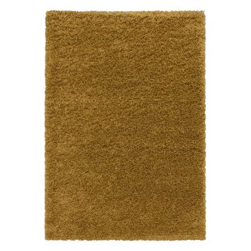 Sydney Shaggy tapis poils longs rectangle 300x400cm or