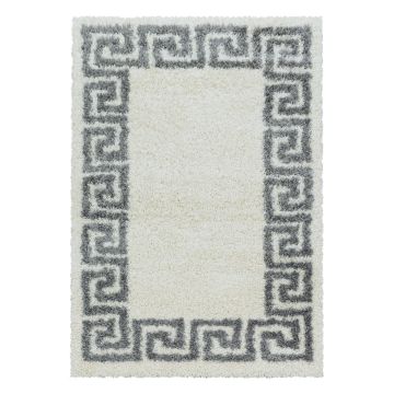 Hera Shaggy tapis poils longs rectangle 80x150cm crème