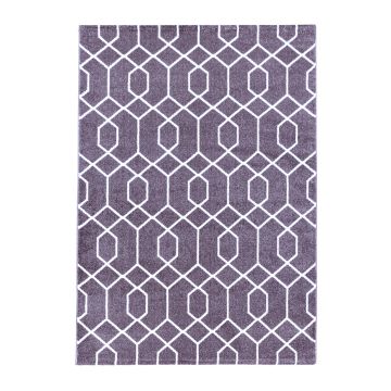 Efor Okta tapis poils ras coureur 80x250cm violet