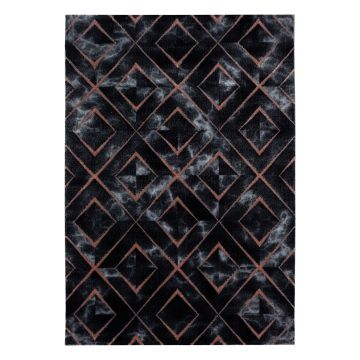 Naxos Rhamnous B tapis poils ras coureur 80x250cm bronze