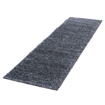 Life Shaggy tapis poils longs coureur 80x250cm gris