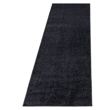 Ata tapis poils ras coureur 80x250cm anthracite