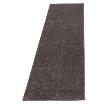 Ata tapis poils ras coureur 80x250cm moka