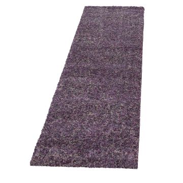 Enjoy Shaggy tapis poils longs coureur 80x250cm lilas