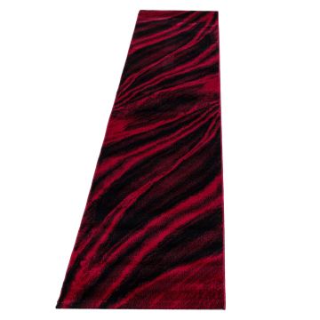 Miami Désert tapis poils ras coureur 80x300cm rouge