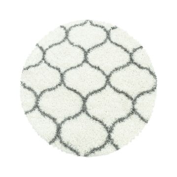 Salsa Shaggy tapis poils longs rond Ø 80cm crème