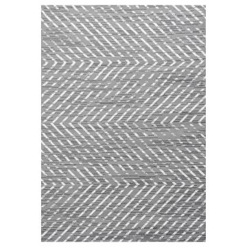 Base Swift tapis poils ras rectangle 120x170cm gris