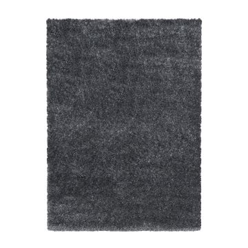 Brilliant Shaggy tapis poils longs rectangle 280x370cm gris