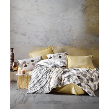 Mode Line housse de couette 200x220cm coton renforcé stone beige