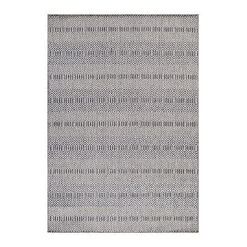 Aruba Frequen tapis extérieur/intérieur tissé à plat rectangle 80x150cm gris