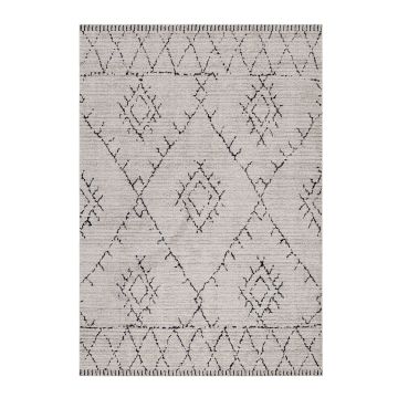 Taznaxt Aledin tapis poils ras rectangle 240x340cm beige