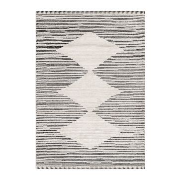 Taznaxt Jamila tapis poils ras rectangle 240x340cm crème