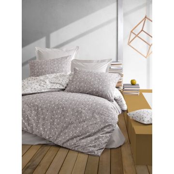 Minimal housse de couette 200x220cm coton renforcé mottle vison