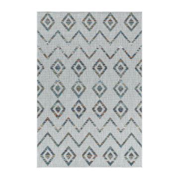 Bahama Wavy tapis extérieur/intérieur poils longs/ras coureur 80x250cm multicolore