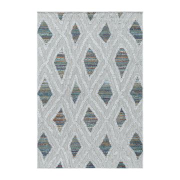 Bahama Zand tapis extérieur/intérieur poils longs/ras rectangle 160x230cm multicolore