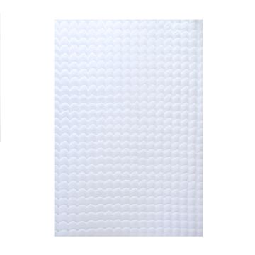 Ambiance 3D tapis duveteux poils longs coureur 80x150cm blanc verte