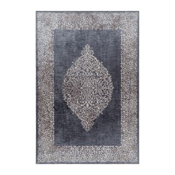 Fiesta Nouristan antidérapant tapis tissé à plat coureur 80x250cm noir