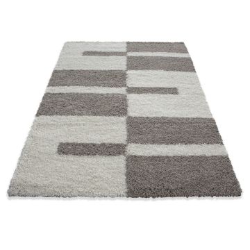 Gala Shaggy tapis poils longs rectangle 240x340cm beige