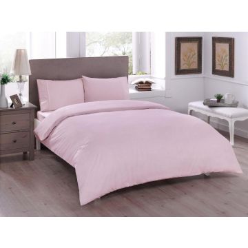 Basic renforcé housse de couette 200x220cm rose