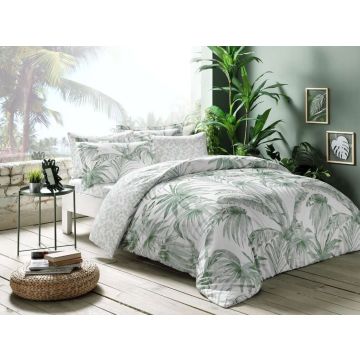 Reborn Leaf housse de couette recyclable 200x220cm vert