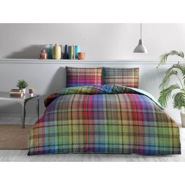 Colorful renforcé housse de couette antibactérienne 200x220cm multicolore