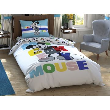 Disney Home - Mickey Mouse Colour Face enfants housse de couette (licencié)