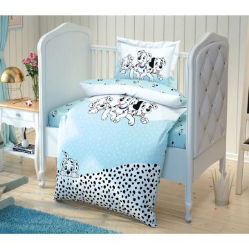 Disney Home - 101 Dalmatiens renforcé bébé housse de couette 100x150cm (licencié)