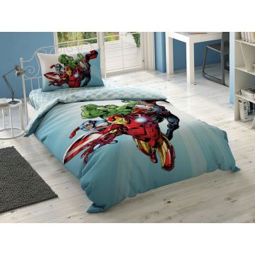 Disney Home - Vengeurs Heroes enfants housse de couette (licencié)