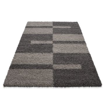 Gala Shaggy tapis poils longs coureur 100x200cm taupe