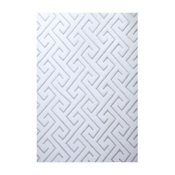 Vision Plux 3D tapis poils ras rectangle 120x170cm argent