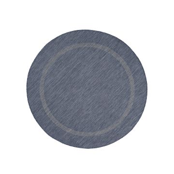 Relax Tranqua tapis extérieur/intérieur rond Ø 160cm bleu