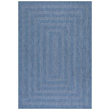 Zagora Drax tapis extérieur/intérieur coureur 80x150cm bleu