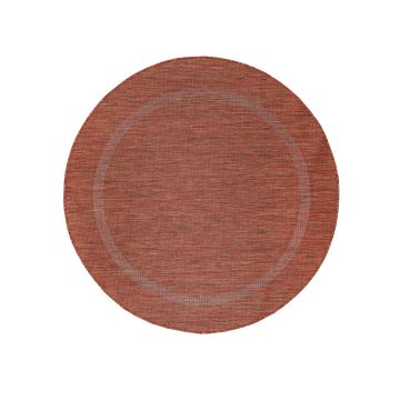 Relax Tranqua tapis extérieur/intérieur rond Ø 160cm cuivré