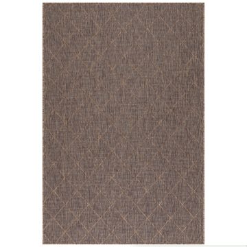 Zagora Plura tapis extérieur/intérieur coureur 80x250cm cuivré