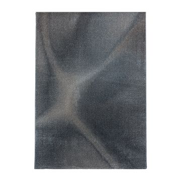Efor Galax tapis poils ras rectangle 120x170cm brun