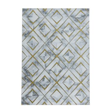 Naxos Rhamnous W tapis poils ras rectangle 140x200cm or