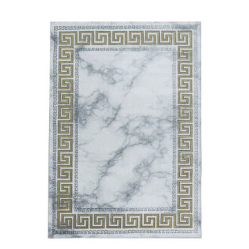 Naxos Laby tapis poils ras rectangle 200x290cm or
