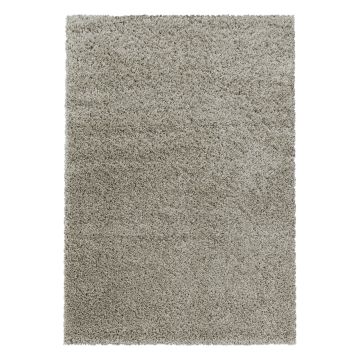 Sydney Shaggy tapis poils longs rectangle 80x150cm nature